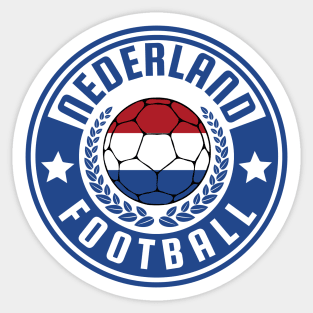 Nederland Football Sticker